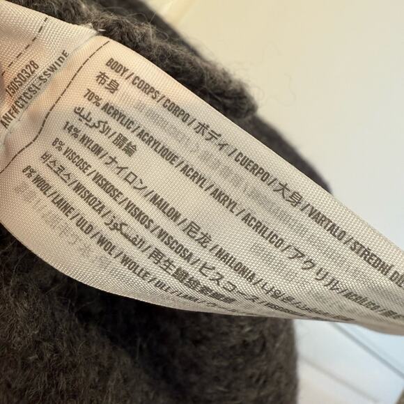 Abercrombie & Fitch Women's Gray Turtleneck Sweater Size Small Knit Cozy Comfy - Picture 3 of 10